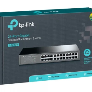 Switch Escritorio/Rack 24 puertos Gigabit TP LINK TL-SG1024D